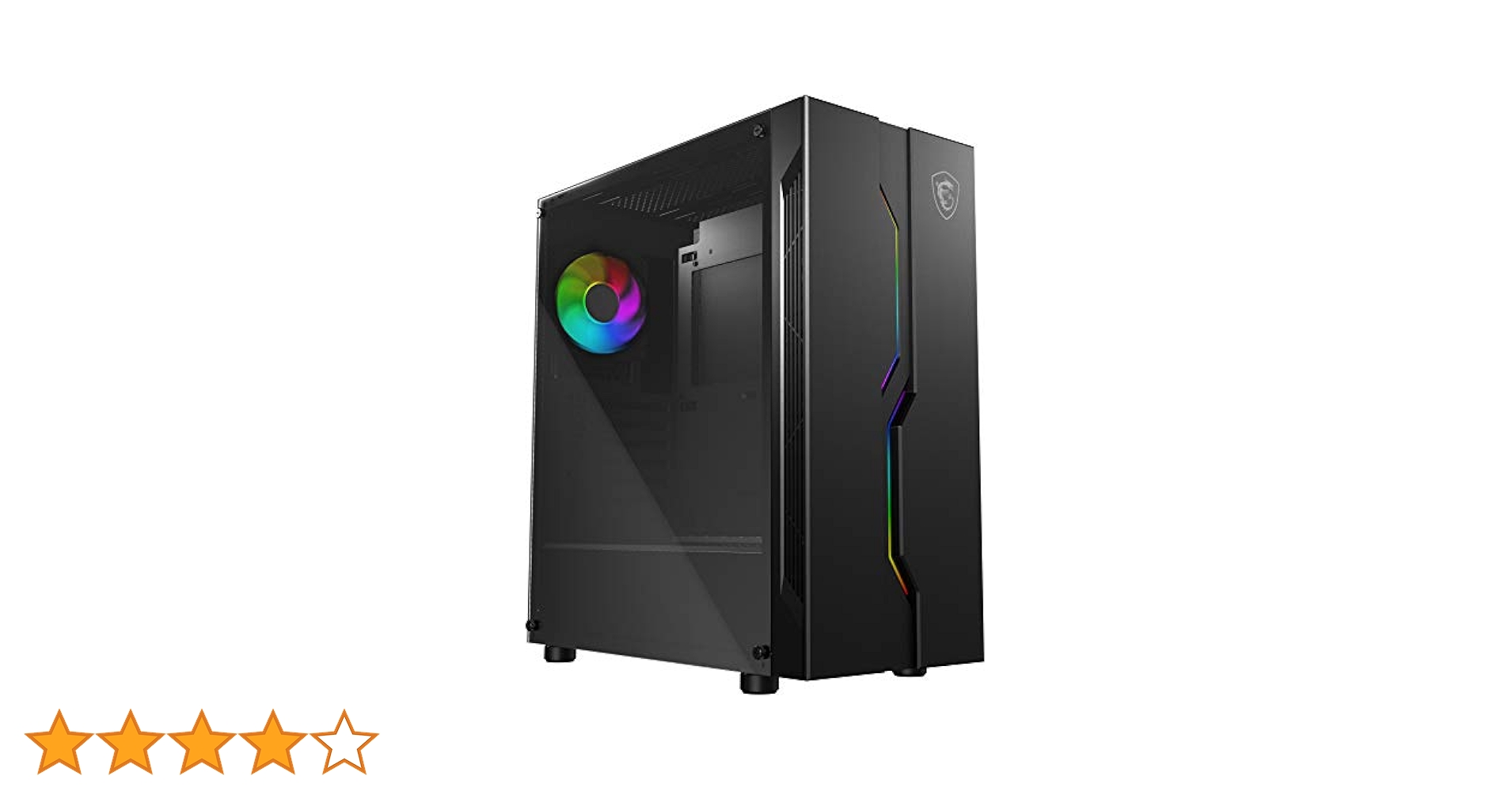 MSI 赤龍MAG VAMPIRIC 010X ミドルタワー 強化ガラスケース MAG VAMPIRIC 010X